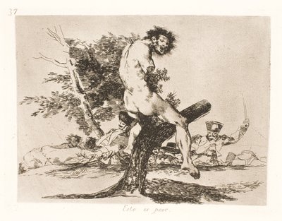 To je horší (37) od Francisco de Goya