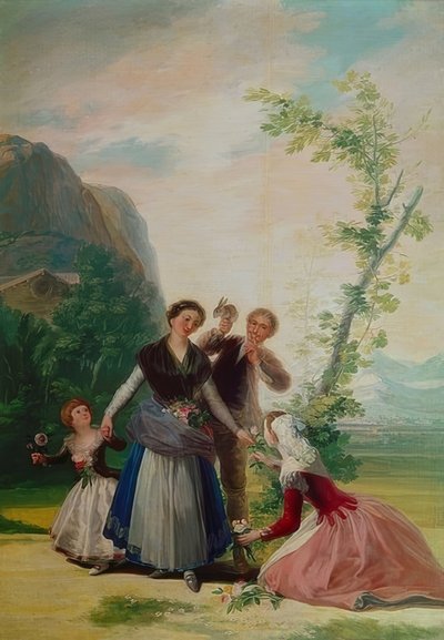 Květinová dívka nebo jaro. 1786 od Francisco de Goya