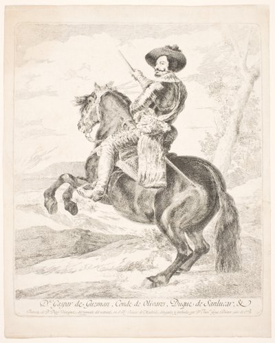 Don Gaspar de Guzman, hrabě z Olivares od Francisco de Goya