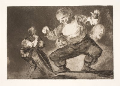 Blázen (po neřesti přichází smilník) od Francisco de Goya