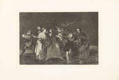Trojitá pošetilost Nesourodá trojka Los Disparates (The follies) (název série) Los Proverbios (The Proverbs) (název série) od Francisco de Goya