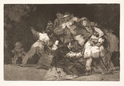Pošetilost obecně (kočičí drápy a oblečení oddaných / stejně jako neřest je často oděna do zvyků ctnosti) od Francisco de Goya