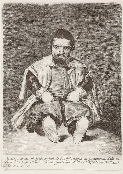 Trpaslík (Un Enano). 1778 od Francisco de Goya
