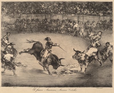 Slavný Američan, Mariano Ceballos (The Famous American, Mariano Ceballos) od Francisco de Goya