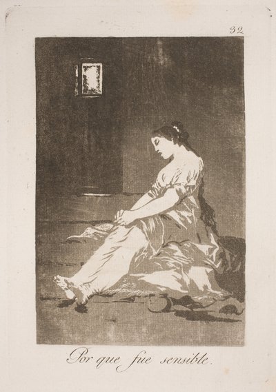 Za to, že se poddal svým citům od Francisco de Goya