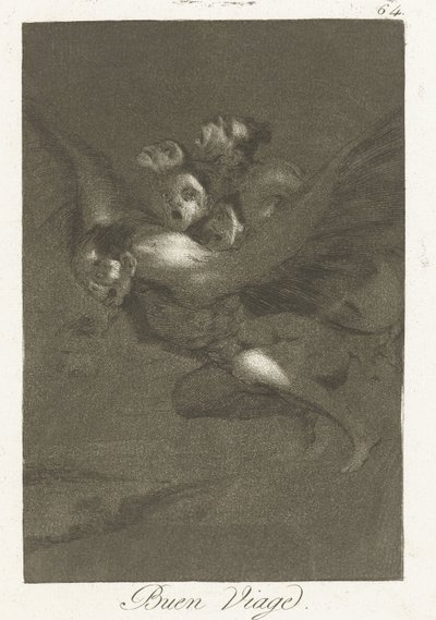 goede králové Dobrá cesta (název na objektu) Los Caprichos (název série) od Francisco de Goya