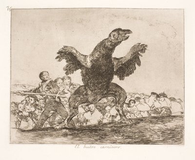 Vulture (76) od Francisco de Goya