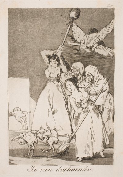 Zde se oškubají pro všechna peří od Francisco de Goya
