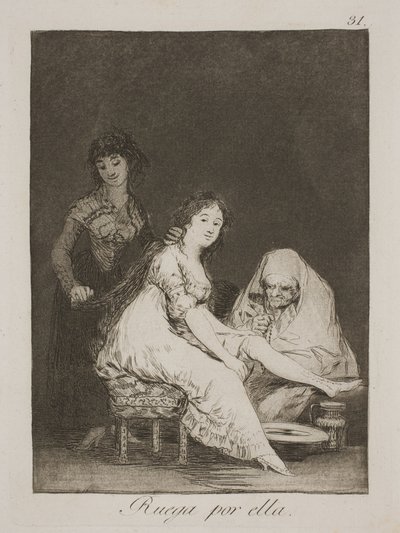 Modlí se za ni od Francisco de Goya