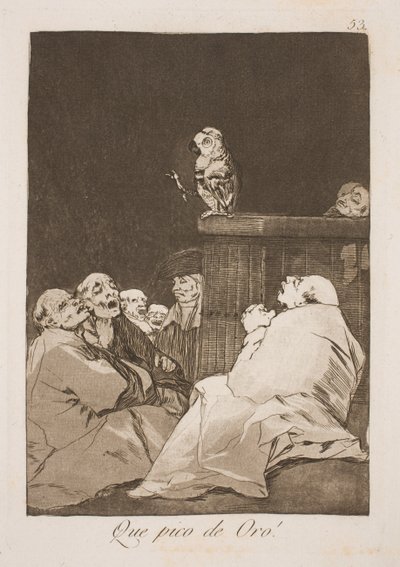Jaký zlatý zobák od Francisco de Goya