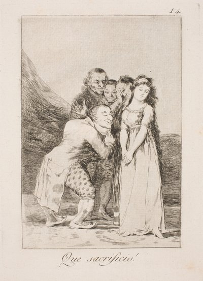 Jaká oběť od Francisco de Goya
