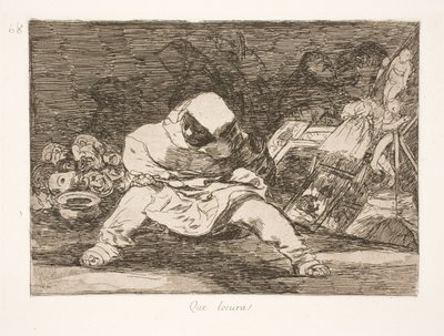 Jaké šílenství! (68) od Francisco de Goya
