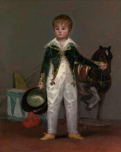José Costa y Bonells (zemřel 1870), zvaný Pepito, kolem 1810 od Francisco de Goya