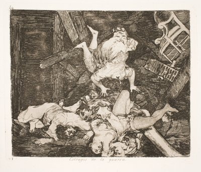 Hrůzy války (30) od Francisco de Goya