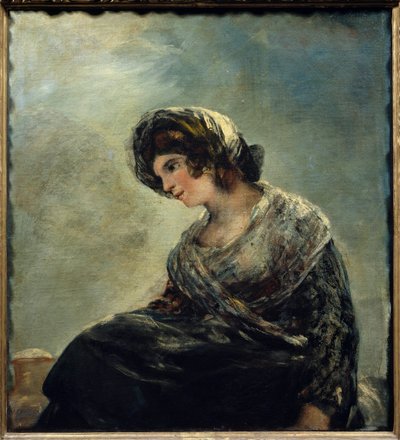 La laitiere de Bordeaux Obraz Francisco De Goya (1746-1828) 1827. Rozm. 0,74 x 0,68 m. Madrid. Musee Du Prado - Dojička z Bordeaux. Obraz Francisco de Goya (1746-1828) 1827. 0,74 x 0,68 m. Muzeum Prado, Madrid od Francisco de Goya