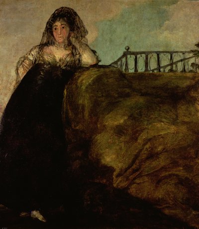 Leocadia Zorilla, Umělcova hospodyně, kolem roku 1821 od Francisco de Goya