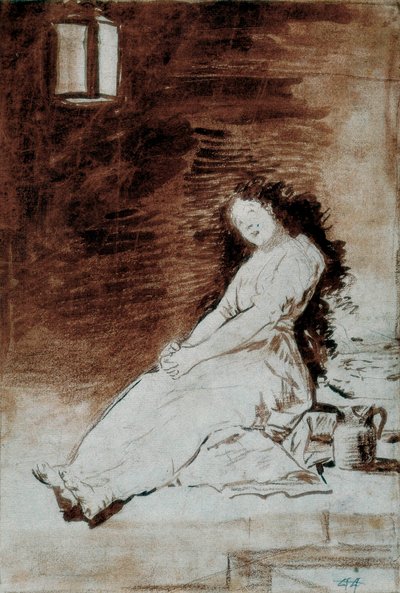 Los Caprichos: „Protože byla náchylná“ od Francisco de Goya