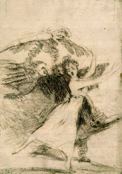 "Los Caprichos": Neunikneš (No te escaparàs) od Francisco de Goya
