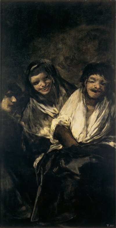 Muž zesměšňovaný dvěma ženami, smějícími se ženami nebo ministerstvem od Francisco de Goya