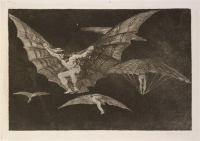 Modo de volar (Způsob létání) od Francisco de Goya