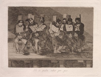 Nemůžu říct proč (Jeden nemůže říct proč) od Francisco de Goya