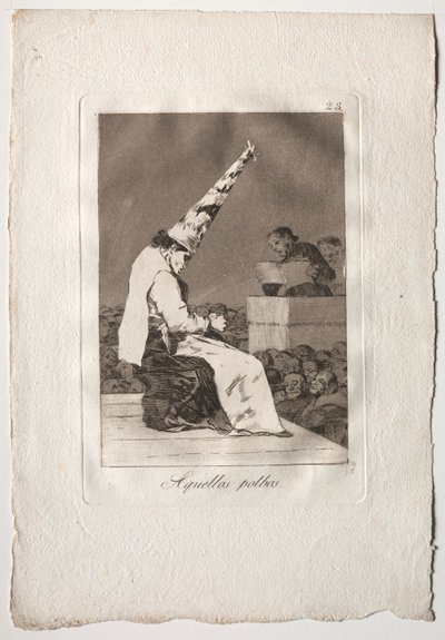 Osmdesát Caprices: Ti Polbos, 1793-1798. od Francisco de Goya