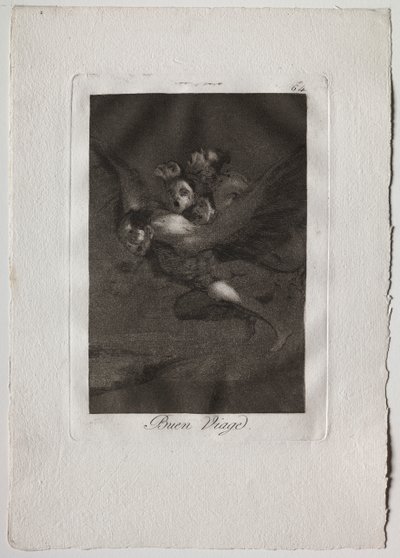 Osmdesát Caprices: Bon Voyage od Francisco de Goya
