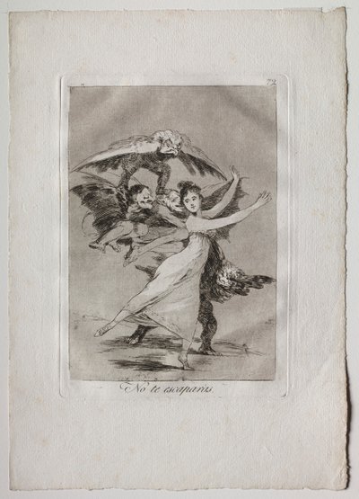 Ochenta Caprichos: Neutečeš od Francisco de Goya