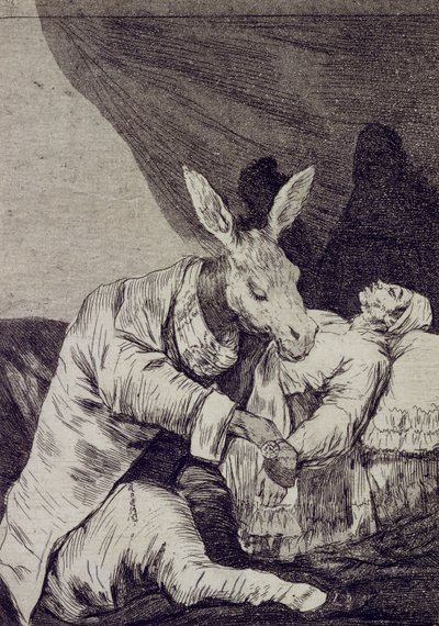 Na jakou nemoc zemře Capricho č. 40 od Francisco de Goya
