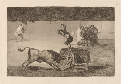 Další jeho šílenství na stejném náměstí (Další jeho šílenství ve stejném prstenu) od Francisco de Goya
