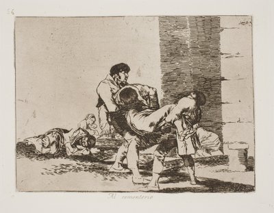 Na cestě na hřbitov (56) od Francisco de Goya
