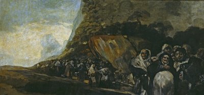 Průvod Svatého oficia od Francisco de Goya