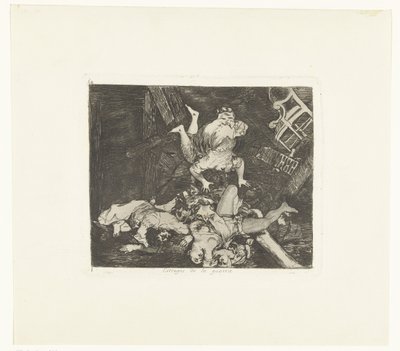 Ravages van de oorlog Ravages of war (název na objektu) De gruwelen van de oorlog (název série) The Disasters of War (název série) od Francisco de Goya