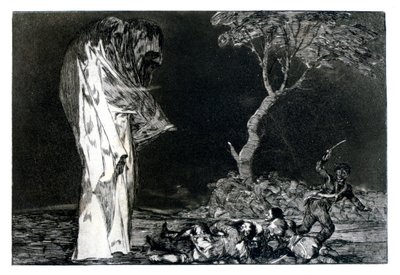 Hádanka strachu, 1819-1823 od Francisco de Goya