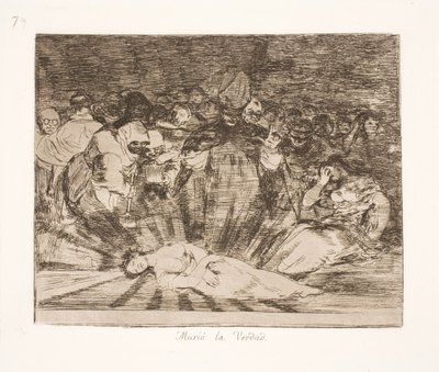 Pravda je mrtvá (79) od Francisco de Goya