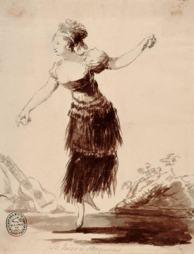 Se hizo a oscuras (Byla stvořena stínem) od Francisco de Goya
