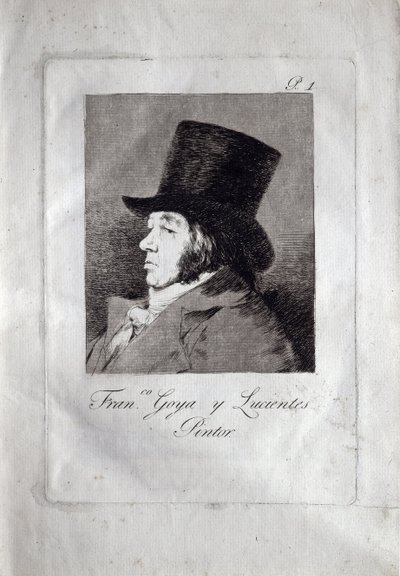 Autoportrét, 1799 od Francisco de Goya