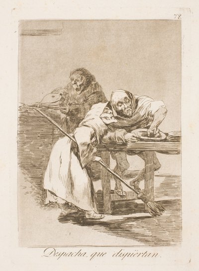 Pospěšte si, už se probouzejí! od Francisco de Goya