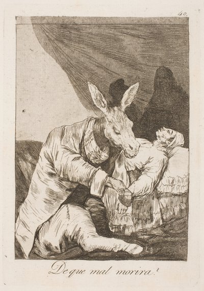 Zabíjí ho lékař nebo nemoc? od Francisco de Goya