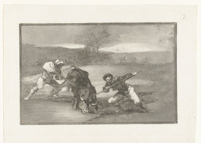 Lov na býka pěšky Otro modo de cazar á pie Býčí zápasy (název seriálu) La Tauromaquia (název série) od Francisco de Goya