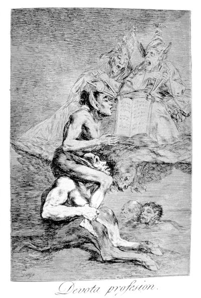 Zbožné povolání, 1799 od Francisco de Goya