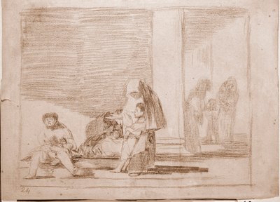 The Disasters of War: Zdraví a nemocní (kresba od Francisco de Goya