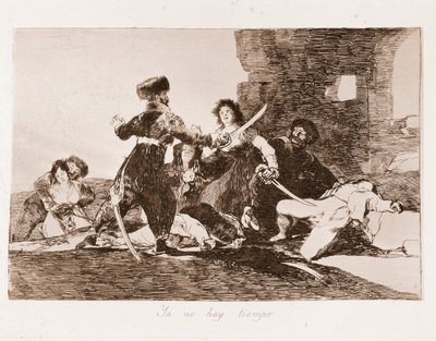The Disasters of War: Už je příliš pozdě (lept po kresbě od Francisco de Goya