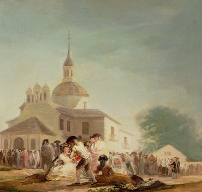 Ermitáž San Isidro, Madrid, 1788 od Francisco de Goya