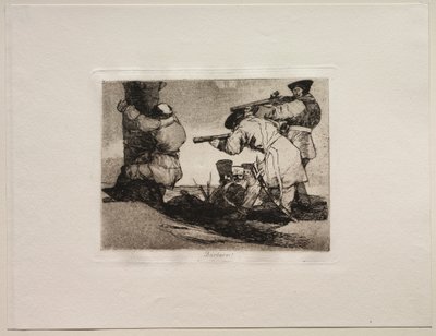 Hrůzy války: Barbaři!. od Francisco de Goya