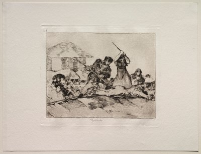 The Horrors of War: Rabble. od Francisco de Goya