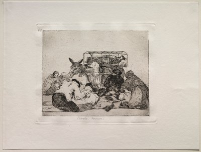 The Horrors of War: Strange Devotion!. od Francisco de Goya