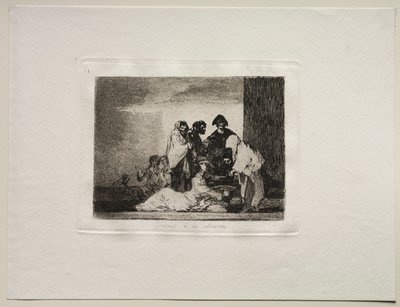 The Horrors of War: Thanks To The Millet. od Francisco de Goya