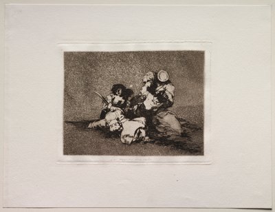 Hrůzy války: Ženy dodávají odvahu od Francisco de Goya