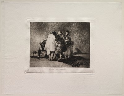 The Horrors of War: Nebylo co dělat a on zemřel od Francisco de Goya